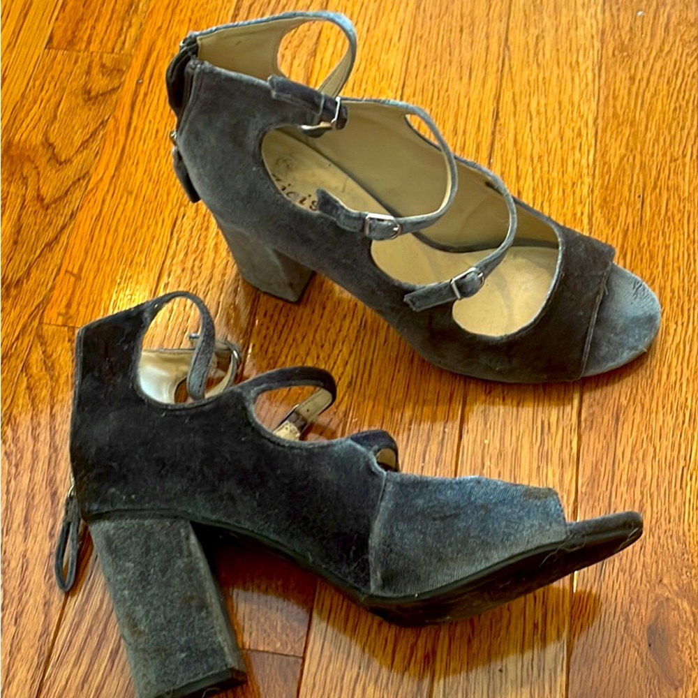 Womens blue heels shoes
